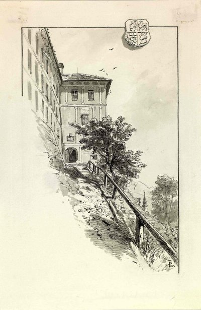 Entrance to Skofja Loka Castle by Ladislav Benesch